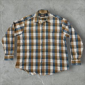 Vintage 80s High Sierra by Mervyn's Plaid Button Up Long Sleeve Shirt - XL